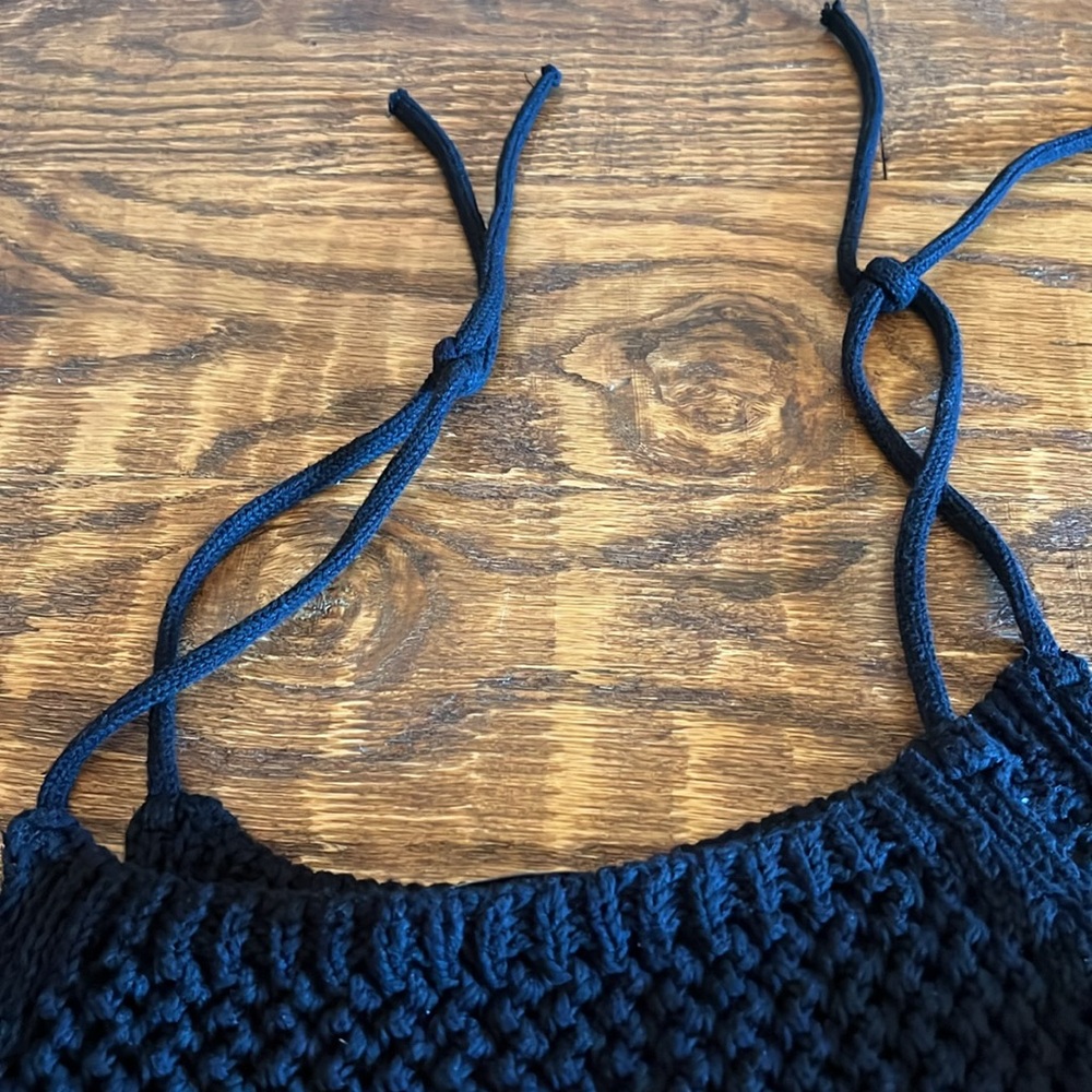 Black Halter Top - image 3